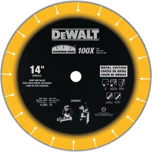 Dewalt DW8500 Diamond Edge Chop Saw Wheel 14" | TopTools.in