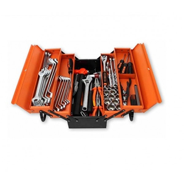 Groz MTB/5/85AU, 5 Tray Steel Cantilever Tool Box Set with Tools |TopTools.in