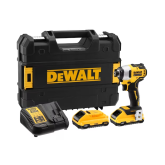 Dewalt DCF809L2T-QW 18V XR Brushless Compact Impact Driver - 2 X 3Ah | TopTools.in
