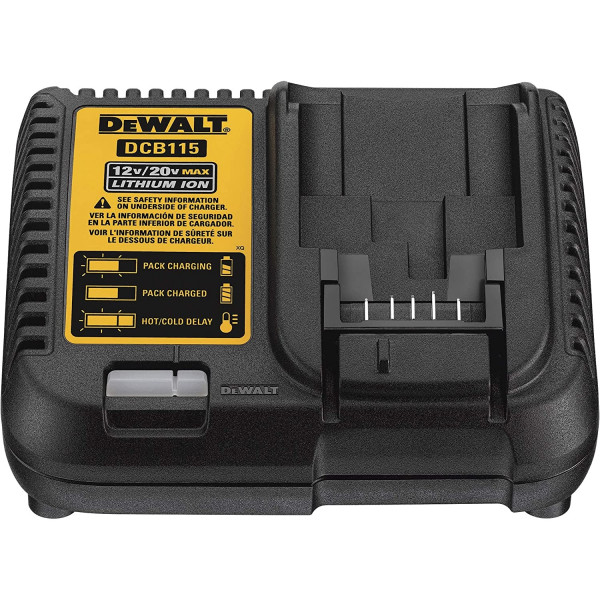 Dewalt DCB115 12v Max* - 20v Max* Lithium Ion Battery Charger |TopTools.in 