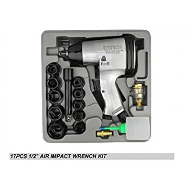 Dayton 1/2-inch Metal Air Impact Wrench Kit pack of 17pcs|TopTools.in