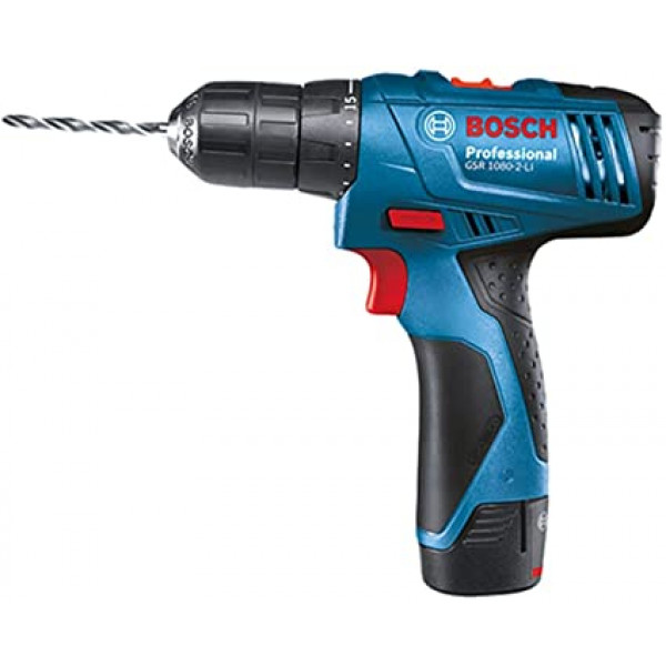 Bosch GSB1080 Cordless Drill Driver, Double Battery | TopTools.in