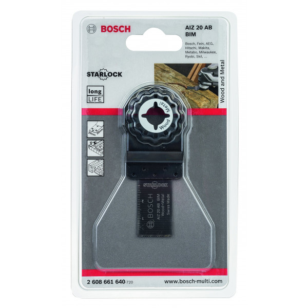 Bosch 2608661640 AIZ20AB Gop Bim Plunge Cut Blade